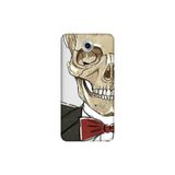 Senada General Mobile Gm 5 Plus İle Uyumlu Kılıf 0.4Mm Uyumlu Lazer Kesim Silikon Kapak Iskelet Adam