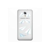 Senada General Mobile Gm 5 Plus İle Uyumlu Kılıf 0.4Mm Uyumlu Lazer Kesim Silikon Kapak Kağıt Uçak