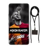 Senada General Mobile Gm 5 Plus İle Uyumlu Kılıf Aşkın Olayım Silikon İpli Boyun Askı Aparatlı