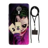 Senada General Mobile Gm 5 Plus İle Uyumlu Kılıf Joker Retro Silikon İpli Boyun Askı Aparatlı