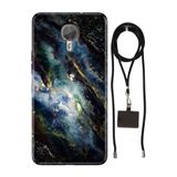 Senada General Mobile Gm 5 Plus İle Uyumlu Kılıf Karanlık Silikon İpli Boyun Askı Aparatlı