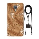 Senada General Mobile Gm 5 Plus İle Uyumlu Kılıf Olive Garden Silikon İpli Boyun Askı Aparatlı