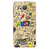 Senada General Mobile Gm 5 Plus İle Uyumlu Kılıf Silikon Desenli Tam Koruma Resimli 80'S Music