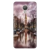 Senada General Mobile Gm 5 Plus İle Uyumlu Kılıf Silikon Desenli Tam Koruma Resimli Amsterdam