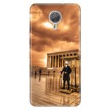 Senada General Mobile Gm 5 Plus İle Uyumlu Kılıf Silikon Desenli Tam Koruma Resimli Anıtkabir