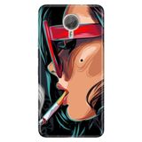Senada General Mobile Gm 5 Plus İle Uyumlu Kılıf Silikon Desenli Tam Koruma Resimli Cool Girl