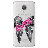 Senada General Mobile Gm 5 Plus İle Uyumlu Kılıf Silikon Desenli Tam Koruma Resimli Cute Kurdele