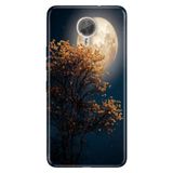 Senada General Mobile Gm 5 Plus İle Uyumlu Kılıf Silikon Desenli Tam Koruma Resimli Dolunay