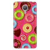 Senada General Mobile Gm 5 Plus İle Uyumlu Kılıf Silikon Desenli Tam Koruma Resimli Donut