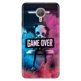 Senada General Mobile Gm 5 Plus İle Uyumlu Kılıf Silikon Desenli Tam Koruma Resimli Game Over