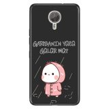 Senada General Mobile Gm 5 Plus İle Uyumlu Kılıf Silikon Desenli Tam Koruma Resimli Garibanın Yüzü Gülür Mü