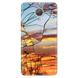 Senada General Mobile Gm 5 Plus İle Uyumlu Kılıf Silikon Desenli Tam Koruma Resimli Günbatımı