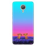 Senada General Mobile Gm 5 Plus İle Uyumlu Kılıf Silikon Desenli Tam Koruma Resimli Junior Aslanlar