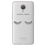 Senada General Mobile Gm 5 Plus İle Uyumlu Kılıf Silikon Desenli Tam Koruma Resimli Masum Kirpik