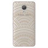 Senada General Mobile Gm 5 Plus İle Uyumlu Kılıf Silikon Desenli Tam Koruma Resimli Mat Mandala