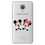 Senada General Mobile Gm 5 Plus İle Uyumlu Kılıf Silikon Desenli Tam Koruma Resimli Minnie Mickeyyyyy