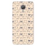 Senada General Mobile Gm 5 Plus İle Uyumlu Kılıf Silikon Desenli Tam Koruma Resimli Pug