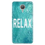 Senada General Mobile Gm 5 Plus İle Uyumlu Kılıf Silikon Desenli Tam Koruma Resimli Relax Mermer
