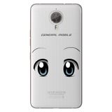 Senada General Mobile Gm 5 Plus İle Uyumlu Kılıf Silikon Desenli Tam Koruma Resimli Şirin Bakış