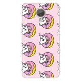 Senada General Mobile Gm 5 Plus İle Uyumlu Kılıf Silikon Desenli Tam Koruma Resimli Unicorn Donut