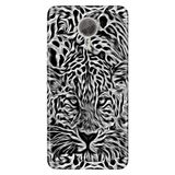 Senada General Mobile Gm 5 Plus İle Uyumlu Kılıf Silikon Desenli Tam Koruma Resimli Vahşi Aslan Sanat