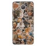 Senada General Mobile Gm 5 Plus İle Uyumlu Kılıf Silikon Desenli Tam Koruma Resimli Vangogh6604H