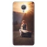 Senada General Mobile Gm 5 Plus İle Uyumlu Kılıf Silikon Desenli Tam Koruma Resimli Yalnız Çocuk