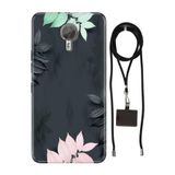 Senada General Mobile Gm 5 Plus İle Uyumlu Kılıf Spring Silikon İpli Boyun Askı Aparatlı