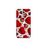 Senada General Mobile Gm 5 Plus Uyumlu İle Uyumlu Kılıf 0.4Mm Lazer Kesim Silikon Kapak Çikolatalı Çilek