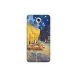 Senada General Mobile Gm 5 Plus Uyumlu İle Uyumlu Kılıf 0.4Mm Lazer Kesim Silikon Kapak Night Cafe