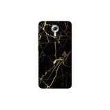Senada General Mobile Gm 5 Plus Uyumlu İle Uyumlu Kılıf 0.4Mm Lazer Kesim Silikon Kapak Sarı Siyah Mermer