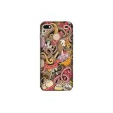 Senada General Mobile Gm 8 Go İle Uyumlu Kılıf 0.4Mm Lazer Kesim Silikon Kapak Grafitti Rock