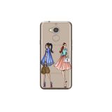 Senada General Mobile Gm 8 İle Uyumlu Kılıf 0.4Mm Lazer Kesim Silikon Kapak Fashion Miss