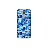 Senada General Mobile Gm 8 İle Uyumlu Kılıf 0.4Mm Lazer Kesim Silikon Kapak Mavi Komando