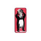 Senada General Mobile Gm 8 İle Uyumlu Kılıf 0.4Mm Lazer Kesim Silikon Kapak Panda Kingo