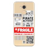 Senada General Mobile Gm 8 İle Uyumlu Kılıf Silikon Desenli Tam Koruma Resimli Fragile