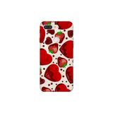 Senada General Mobile Gm 9 Pro İle Uyumlu Kılıf 0.4Mm Lazer Kesim Silikon Kapak Çikolatalı Çilek