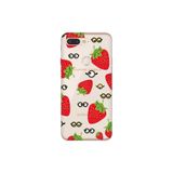Senada General Mobile Gm 9 Pro İle Uyumlu Kılıf 0.4Mm Lazer Kesim Silikon Kapak Çilek Berry