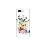Senada General Mobile Gm 9 Pro İle Uyumlu Kılıf 0.4Mm Lazer Kesim Silikon Kapak Love Is All