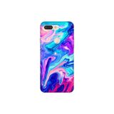 Senada General Mobile Gm 9 Pro İle Uyumlu Kılıf 0.4Mm Lazer Kesim Silikon Kapak Mavi Pembe Ilizyon