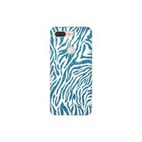 Senada General Mobile Gm 9 Pro İle Uyumlu Kılıf 0.4Mm Lazer Kesim Silikon Kapak Parildayan Zebra