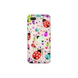 Senada General Mobile Gm 9 Pro İle Uyumlu Kılıf 0.4Mm Lazer Kesim Silikon Kapak Renkli Uğur Böcekleri