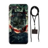 Senada General Mobile Gm 9 Pro İle Uyumlu Kılıf Bruce Wayne Desenli Silikon İpli Boyun Askı Aparatı