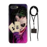 Senada General Mobile Gm 9 Pro İle Uyumlu Kılıf Joker Retro Desenli Silikon İpli Boyun Askı Aparatı