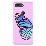 Senada General Mobile GM 9 Pro ile Uyumlu Kılıf Resimli Desenli Silikon Butterfly