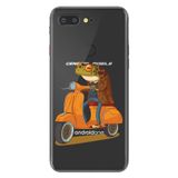 Senada General Mobile GM 9 Pro ile Uyumlu Kılıf Resimli Desenli Silikon Gezgin Kurbağa