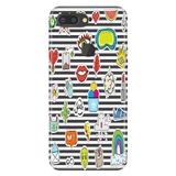Senada General Mobile GM 9 Pro ile Uyumlu Kılıf Resimli Desenli Silikon Patches