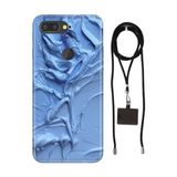 Senada General Mobile Gm 9 Pro İle Uyumlu Kılıf Sanatsal Desenli Silikon İpli Boyun Askı Aparatı
