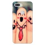 Senada General Mobile Gm 9 Pro İle Uyumlu Kılıf Silikon Desenli Tam Koruma Resimli Gülen Parmaklar