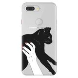 Senada General Mobile Gm 9 Pro İle Uyumlu Kılıf Silikon Desenli Tam Koruma Resimli Sanat Kedi